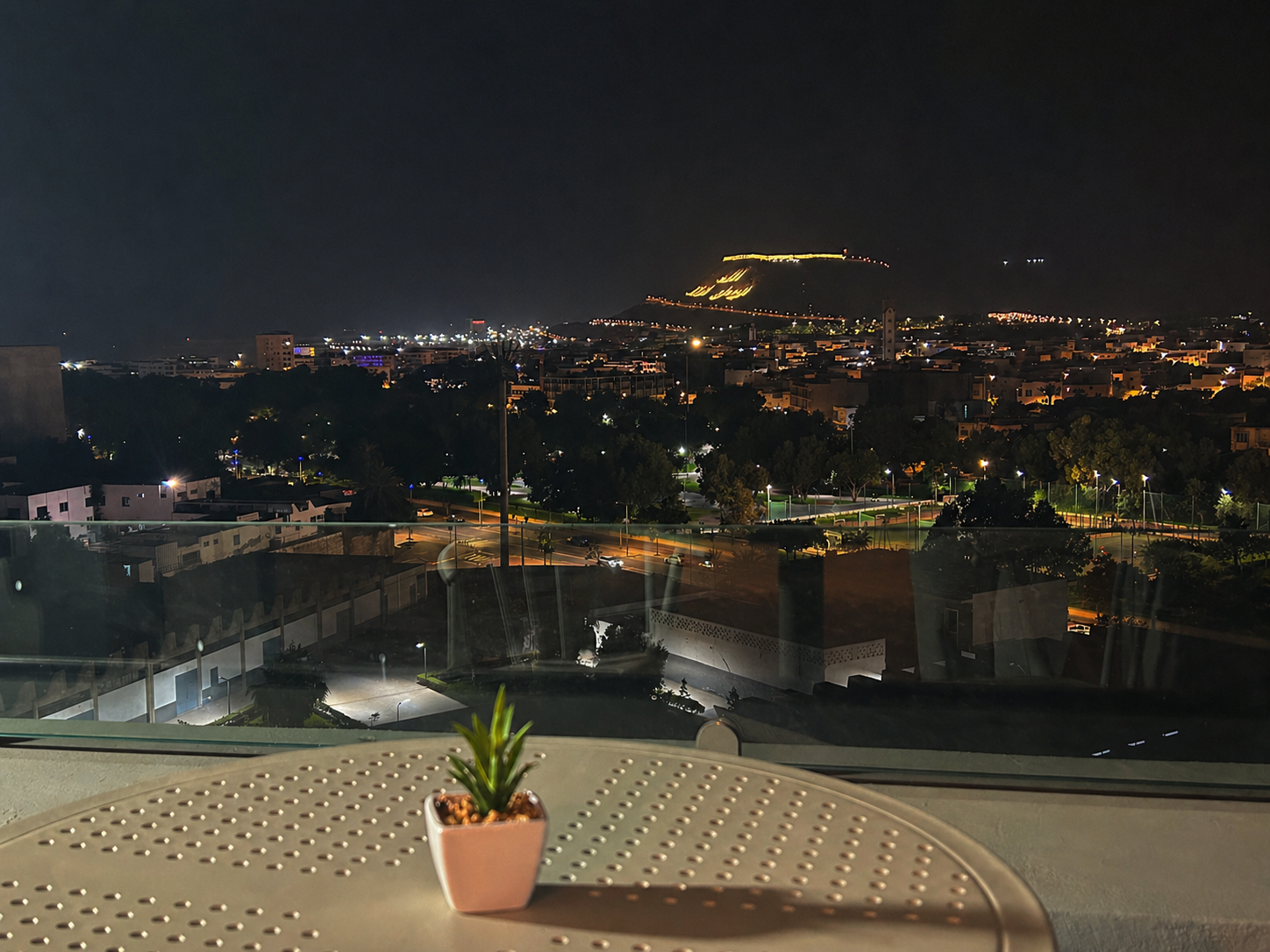 Terrasse d'appartement avec vue sur Agadir Maroc